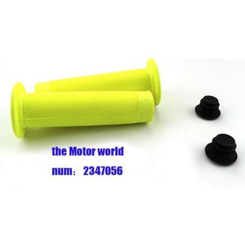 Motorcycle Grips 7/8" 22mm yellow Rubber Grip Handle Bar Grips Protector Handlebar Universal For ATV moto