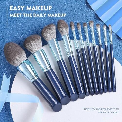 12/11 Pcs Makeup Brushes Set For Powder EyeShadow Blending Eyeliner Eyelash Eyebrow Foundation Make up Beauty Cosmestic Brushes