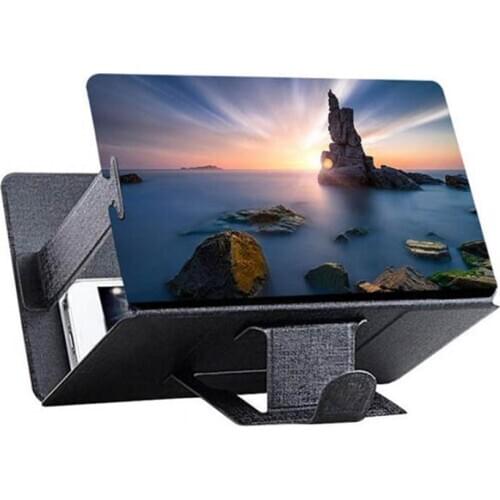 New Mobile Phone Screen Magnifier 3D Enlarger Magnifying Video Amplifier Projector Bracket Desktop Holder Stand For Phone
