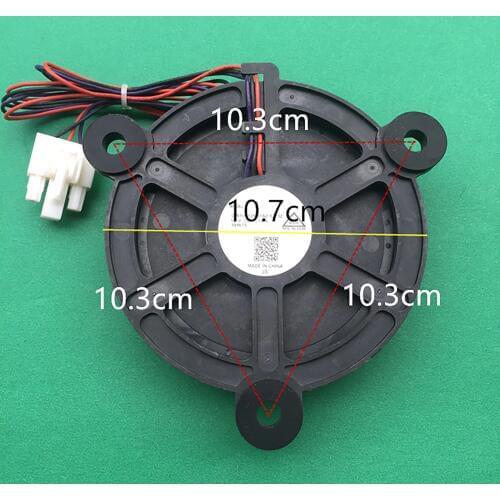For Haier GW10C12MS1AZ-52Z32 12V DC 0.14A Refrigerator Fan Cooling Fan