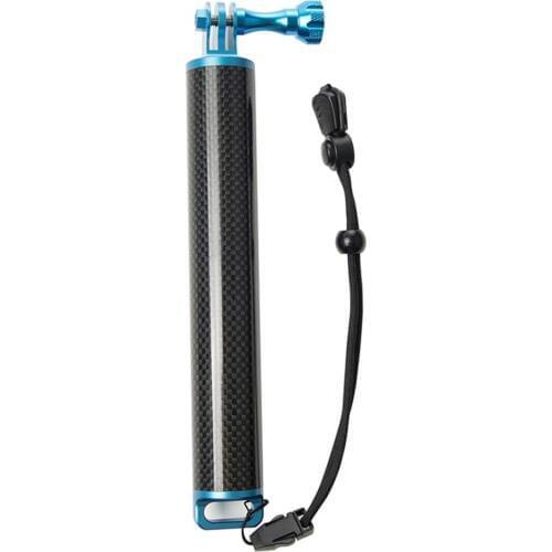Carbon Fiber Buoyancy Stick Diving Floating Hand Grip Handheld Selfie Stick for Osmo Action for Gopro Hero/Yi/EKEN Camera