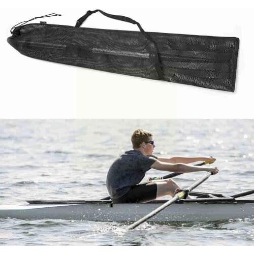 1Pcs Mesh Paddle Bag Kayak Drawstring Oar Storage Bag Transport Split Supplies Kayak Shaft Canoe Storage Bag Oar 2021 Paddl H6P7