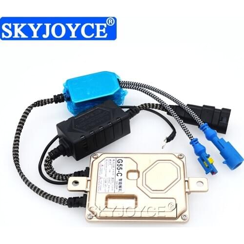 SKYJOYCE 2PCS 55W Error Free Canbus Xenon HID Slim Ballast NO Error HID Conversion Ballast For Car Auto Xenon Light Bulb Lamp