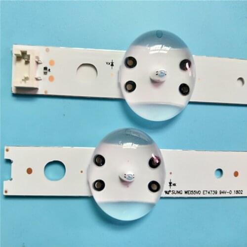 TVs LED Band array For LG 43UJ6500-CB 43UJ6500-CD 43UJ6500-JD 43UJ6500-UB LED Bar Backlight Strip Line LC430DGG-FKM3 Ruler Tapes