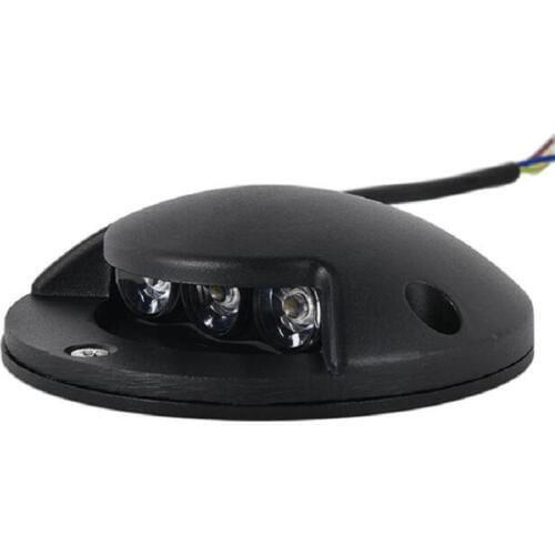 2W 3W IP67 Waterproof LED Underground Light Outdoor Ground Garden Path Floor Buried Yard Spot Landscape AC85V-265V DC12V