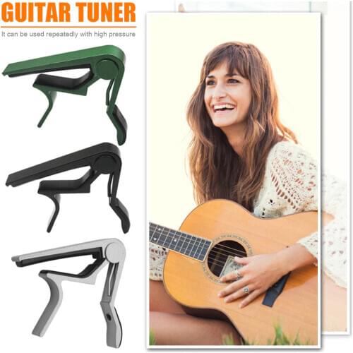 Aluminium Alloy Capo Clamp Universal Tone Guitar Parts Quick Change Adjusting for Music Lovers Playing Accessories