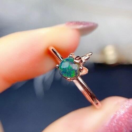 Female Party Jewelry New 100% Natural and Real Tanzanite Ring 925 sterling silver Ring