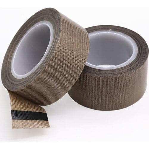 1Pcs 10M/Roll Sealing Tape Thick 0.13mm/0.18mm Resistant High Temperature Adhesive Cloth Insulation Vacuum Sealing Machine Tape