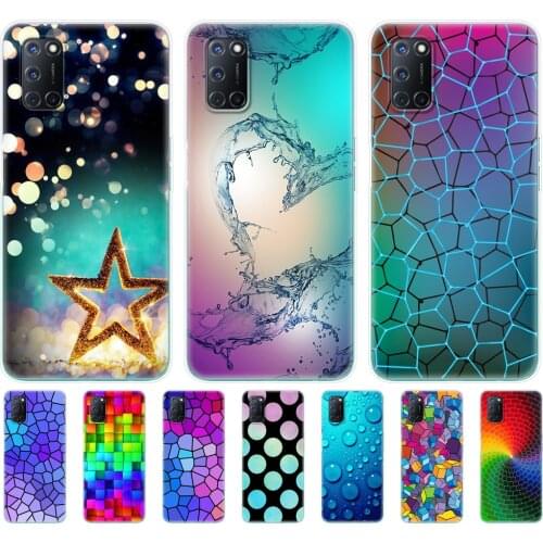 For OPPO A52 Case A92 A72 Cases 6.5" Silicon Soft TPU Back Phone Cover For OPPO A 52 72 92 OPPOA92 OPPOA72 OPPOA52 Bag animal