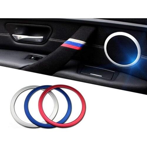 Speaker Decoration Ring Cover Trims Compatible with 2012-2018 BMW F30 F31 3 Series 320i 328i 335i 340i M3 F32 F33 4 Series
