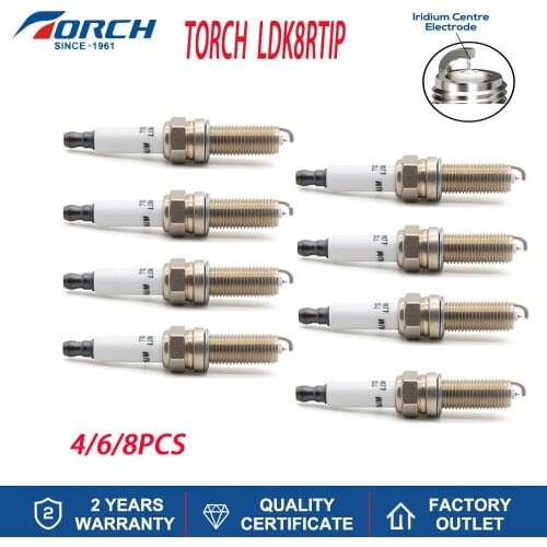 China Factory Car Parts Engine Parts Iridium PLATINUM Spark Plug Torch LDK8RTIP for BOSCH YR5NI332S Champion RER6WYPB