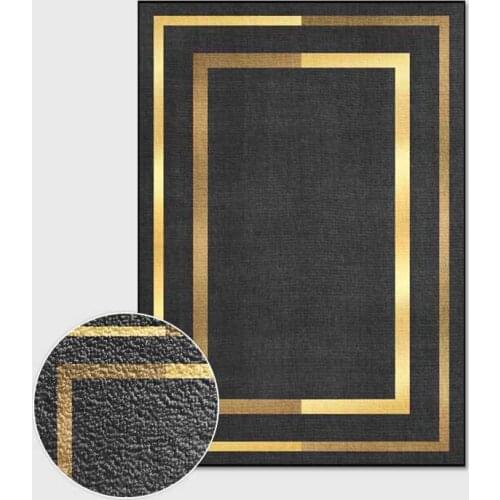 Living Room Geometric Printed Carpet Parlor Sofa Floor Mat Home Washable Big Rug Bedroom Bedside Bay Window Rectangle Large Rugs