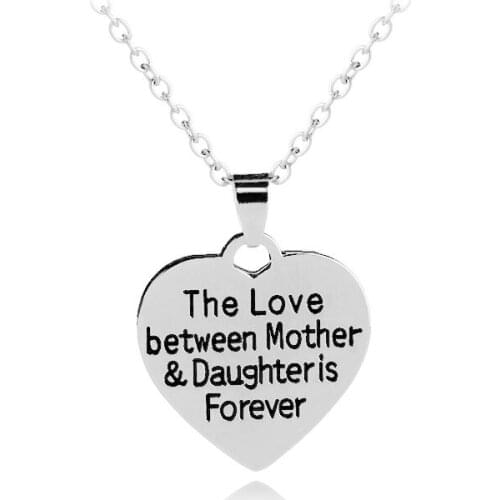 Round Pendant Necklace The Love Between Grandmother And Mother And Son Is Forever Heart Family Jewelry Grandma Gifts