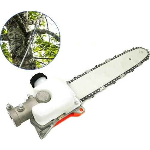 New High Branches Chain Saw Lawn Mower Weeder Hedge Accessories Cutter Brush Parts 12"/10" Gear Head Gearbox Tree Pole Chainsaw