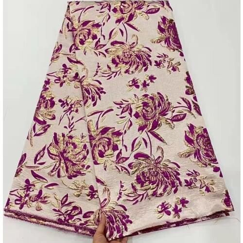 2021 wholesale luxury African brocade lace fabric with jacquard woven French chiffon lace fabric fashion for large occasions