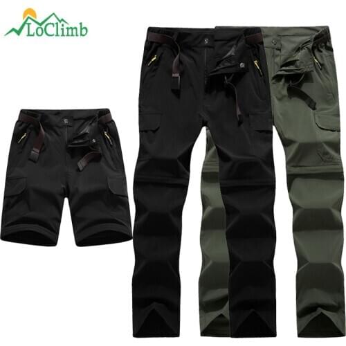 Plue Size Outdoor Hiking Pants For Women/Men Summer Sport Waterproof Trousers Climbing/Camping/Trekking Pants Shorts AM224