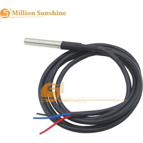 DS1820 Stainless steel package Waterproof DS18b20 temperature probe temperature sensor 18B20 for arduino