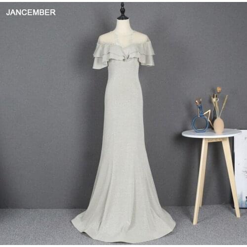 YY254 Simple And Thin Slim-fit Evening Dress Elegant Light Luxury Host Annual Meeting Photography Fishtail Solid Color Long Gown