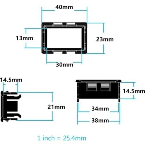 DC 0-99.99V (100V) 4-digits 0.36inch Digital Voltmeter 3Wire Voltage Panel Meter Wholesale