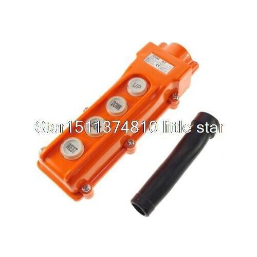 1)COB-62 For Hoist & Crane Pendant Control Station Push Button Switch Rainproof