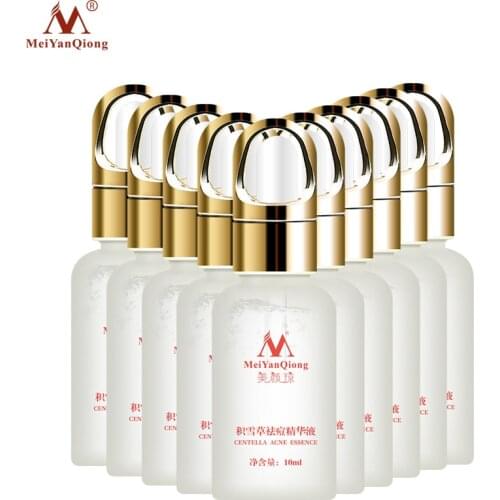 10 pcs Mei yan qiong Centella Essence Deep Cleansing Facial Skin Removal Blackhead Acne Oil Control Moisturizing Facial