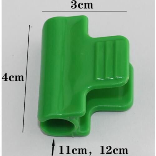 10Pcs Pipe Clamps 11mm/0.43inch Stakes Greenhouse Film Garden Sunshade Net