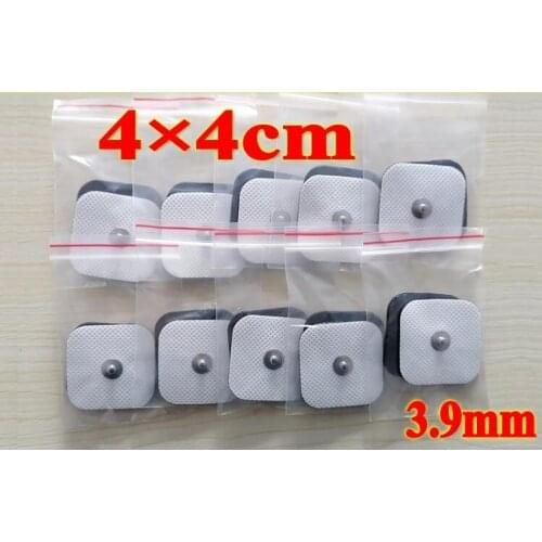 20pcs Self- Adhesive Electrode Pads Reusable Patch FOR TENS&EMS units HEALY ELECTRODES IRELIEF 4 cm x 4 cm