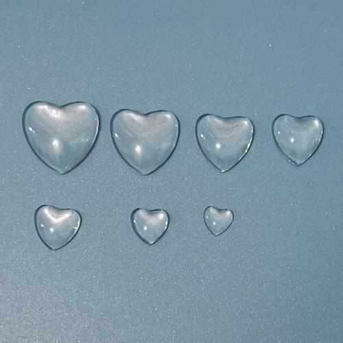 50/100/200pcs Heart Shape Simulation dewdrop waterdrop Card Making Accessories Cutting Dies and Stamps Scrapbook Embossing Decor