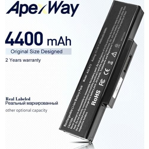ApexWay Laptop Battery For ASUS A32-K72 A72 A72D A72DR A72F A72J A72JK A72JR K72 K72D K72DR K72DY K72F K72J K72JA