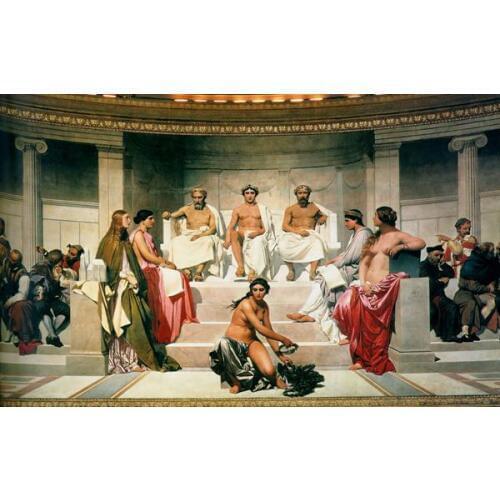 Free shipping religious figures canvas prints classical nude art people oil painting printed on canvas art decoration pictures