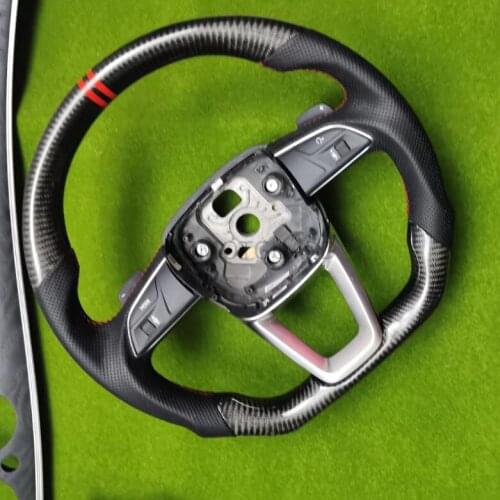 Private Custom Forge Carbon Fiber Steering Wheel Racing Steering Wheel For Audi Q5L