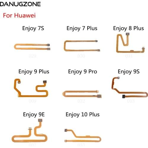 Home Button Fingerprint Touch Id Sensor Connector Flex Cable For Huawei Enjoy 10 Plus 9 Pro 9S 9E 7 8 7S