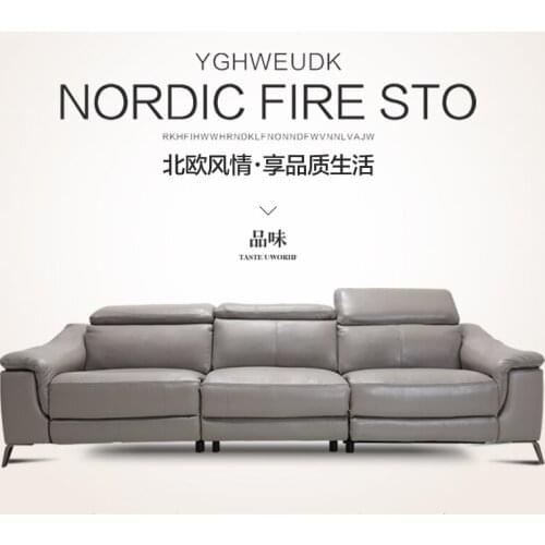 Living Room Sofa set 3 seater sofa recliner electrical couch genuine leather sectional sofas muebles de sala moveis para casa