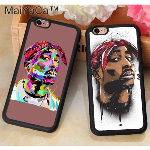 MaiYaCa Cool 2Pac Tupac Shakur Case For iphone 12 mini 11 Pro MAX X XR XS MAX SE 2020 6S 7 8 Plus 5S Cover