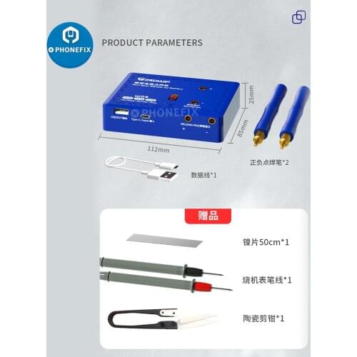 Mechanic Solder Short Killer VC04 Circuit Detector VCC Power Supply Phone Motherboard Short Circuit Burning Detection Tool Box