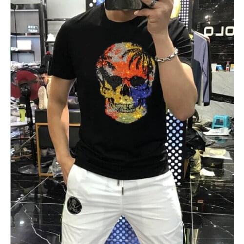Men tshirt Diamond stone T Shirt T Shirt Hot drill T-Shirt tees top 2021 new fashion