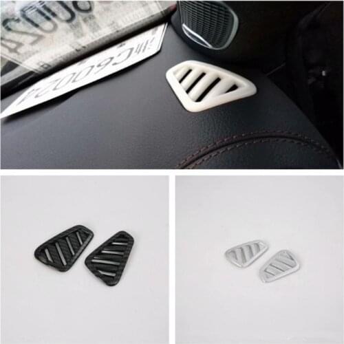 Car Dashboard AC Air conditioner outlet Cover Trim Sticker Chrome ABS For Mercedes Benz CLA 2020 Benz A class 2019 Styling