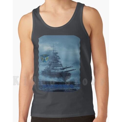 German Battleship tank tops vest 100% Cotton Ships Warships Germany Ideas Armed Forces Hobbies Games Computer Games