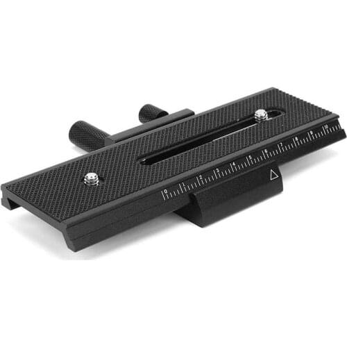 Ballhead 2 Way Macro Focusing Rail Slider with 1/4" Mounting Screw for Close-up Shooting gimbal head Camera Slider Rail Slider