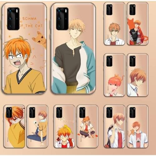 Fruits Basket Kyo Sohma anime Phone Case Transparent for Huawei nove e 6 5 4 3 2 s i se pro lite luxury shell cover