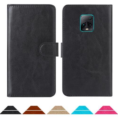 Luxury Wallet Case For Xiaomi Redmi 10X 5G PU Leather Retro Flip Cover Magnetic Fashion Cases Strap