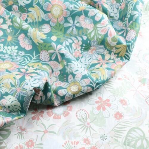 50*235cm Printed Flower Kids Twill Cotton Fabric,Patchwork Cloth,DIY Sewing Quilting Fat Quarters Material For Baby&Child