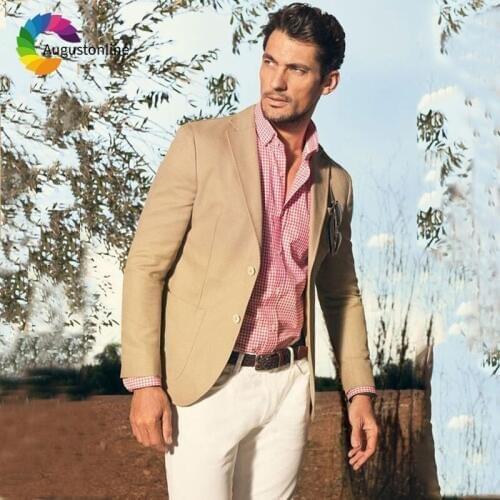 Slim Fit Business Casual Men Suits Wedding Groom Wear Tuxedos Prom Terno Masculino 2 Pieces(Jacket+Pants) Costume Homme Blazer