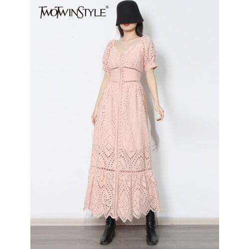 Короткие летние платья TWOTWINSTYLE China At AliExpress