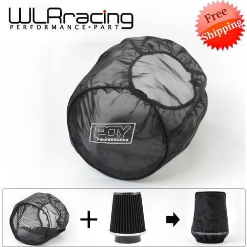 Car Air Filter Protective Cover Waterproof Oilproof Dustproof for Cylindrical High Flow Air Intake Filters Universal