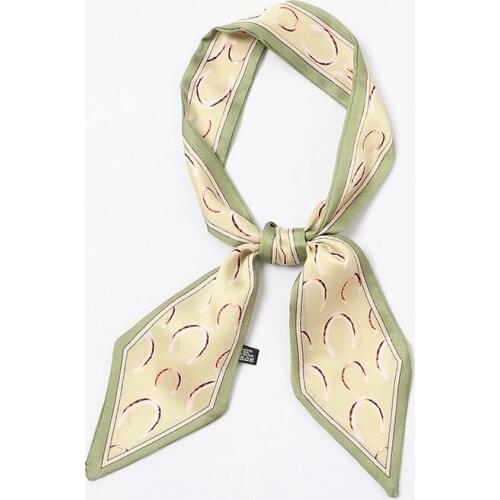 Summer Hot Bandeau Scarf Women Print Neck Scarf Girl Headband Special Size Skinny Silky Choker [6336]