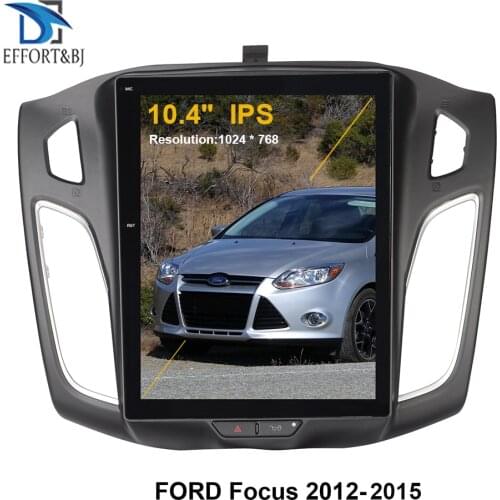 Tesla style Vertical screen Android 9.0 Car Radio Multimedia Video Player GPS for FORD Focus 2012-2015 Car Gps Navigation stereo