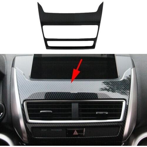Car Center Dashboard Navigation Frame Cover Decoration for Mitsubishi Eclipse Cross 2018-2020