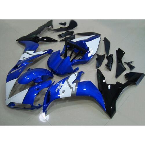 Injection mold Fairing kit for YAMAHA YZFR1 04 05 06 YZF R1 2004 2005 2006 YZF1000 ABS Blue white Fairings set+gifts YF08