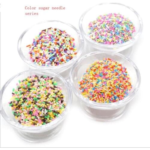 Simulation Cream Color Needle Soft Ceramics Play Chocolate Silk Cake Decoration Accessories Bulk Epoxy Filling Random 25g/Pack